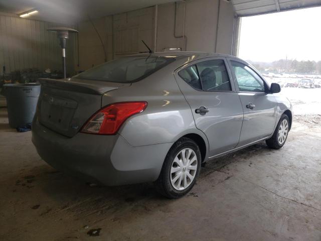 3N1CN7APXDL824943 - 2013 NISSAN VERSA S GRAY photo 3