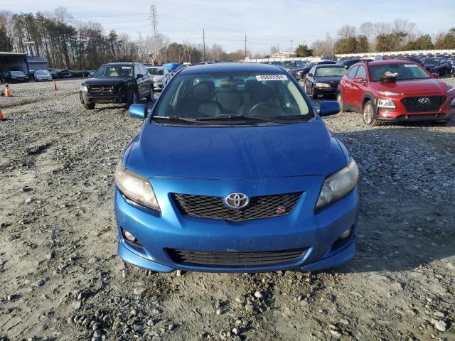 2T1BU4EE2AC505604 - 2010 TOYOTA COROLLA BASE BLUE photo 5