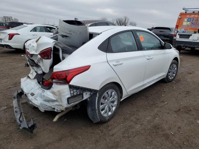 3KPC24A69LE113149 - 2020 HYUNDAI ACCENT SE WHITE photo 3