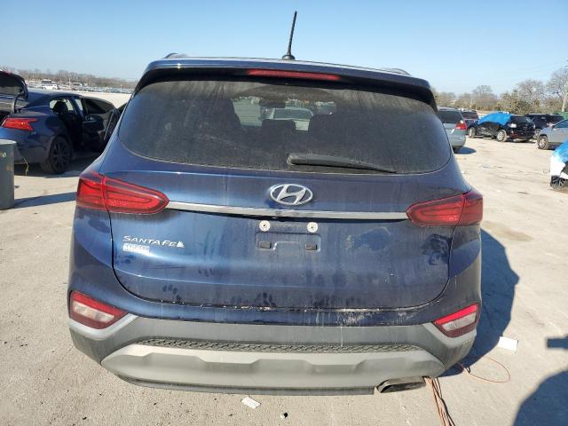 5NMS23ADXKH107484 - 2019 HYUNDAI SANTA FE SE BLUE photo 6