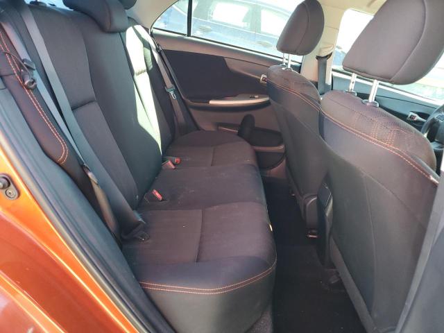2T1BU4EE4DC094839 - 2013 TOYOTA COROLLA BASE ORANGE photo 10