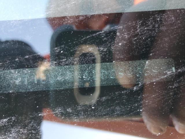 2T1BU4EE4DC094839 - 2013 TOYOTA COROLLA BASE ORANGE photo 12