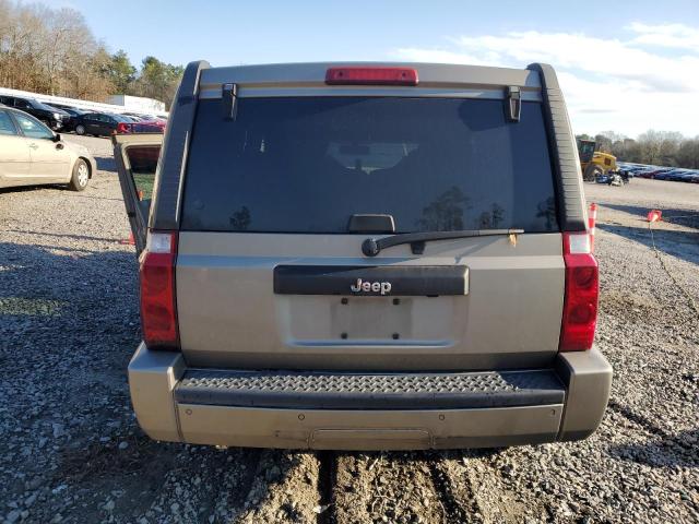 1J8HH48K66C134729 - 2006 JEEP COMMANDER TAN photo 6