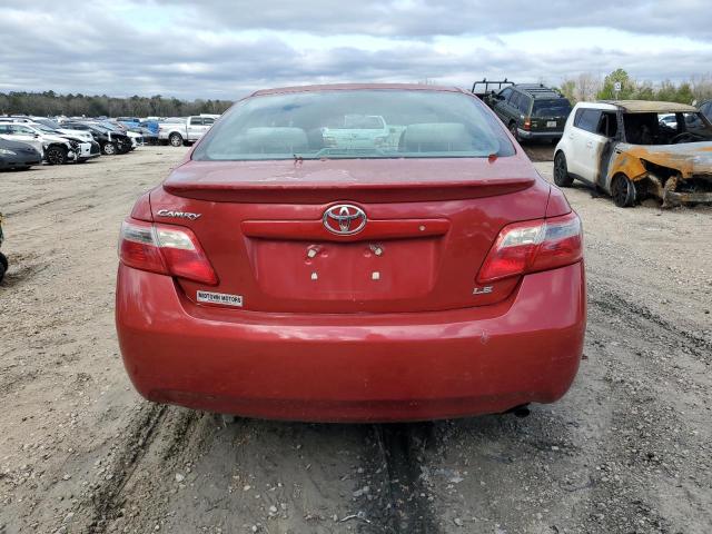 4T4BE46K39R118366 - 2009 TOYOTA CAMRY BASE RED photo 6