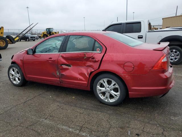 3FAHP0HA7CR372926 - 2012 FORD FUSION SE RED photo 2