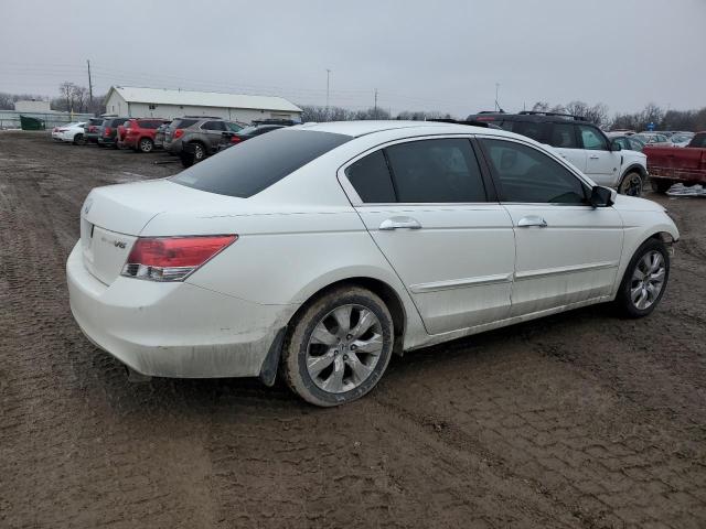 1HGCP36848A021030 - 2008 HONDA ACCORD EXL WHITE photo 3