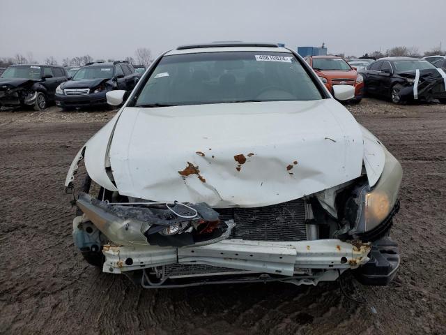 1HGCP36848A021030 - 2008 HONDA ACCORD EXL WHITE photo 5