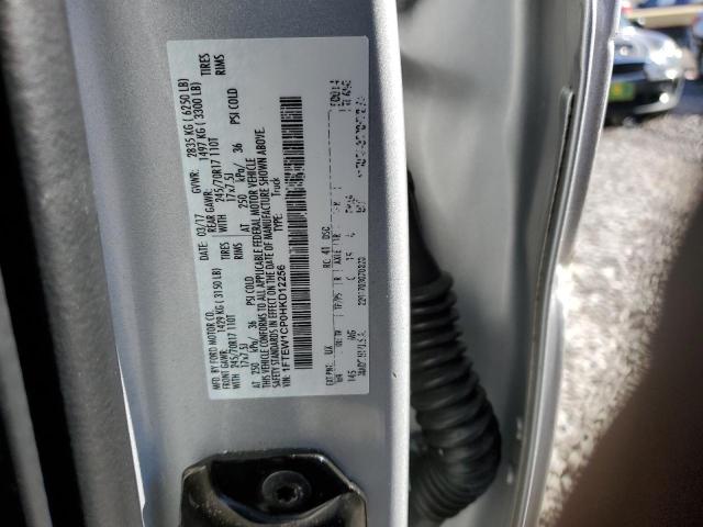 1FTEW1CP0HKD12256 - 2017 FORD F150 SUPERCREW SILVER photo 12