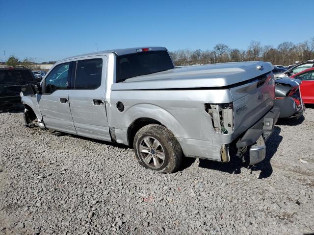 1FTEW1CP0HKD12256 - 2017 FORD F150 SUPERCREW SILVER photo 2