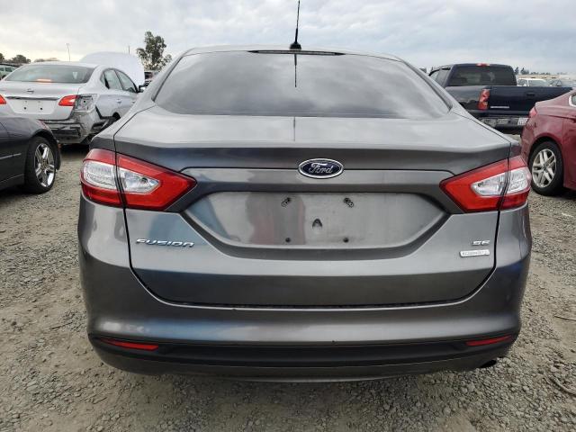 3FA6P0HD1ER322219 - 2014 FORD FUSION SE GRAY photo 6