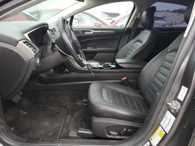 3FA6P0HD1ER322219 - 2014 FORD FUSION SE GRAY photo 7