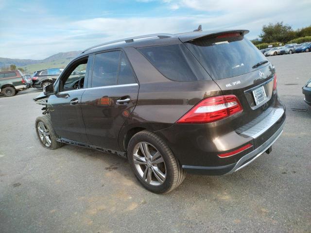 4JGDA5HB3DA109064 - 2013 MERCEDES-BENZ ML 350 4MATIC BROWN photo 2