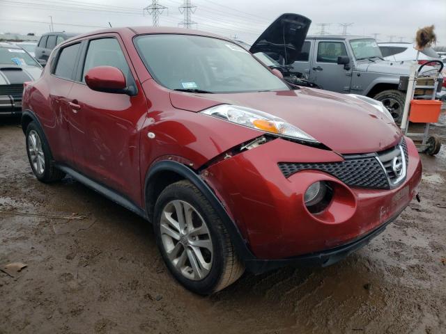 JN8AF5MV0BT016792 - 2011 NISSAN JUKE S RED photo 4