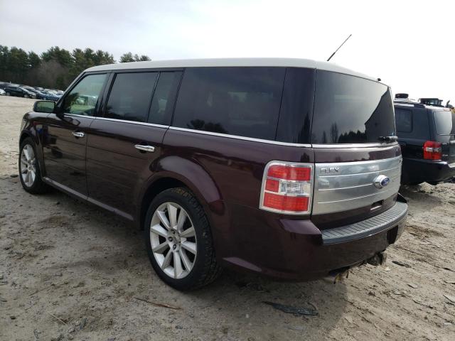 2FMHK6DC6BBD36902 - 2011 FORD FLEX LIMITED BURGUNDY photo 2