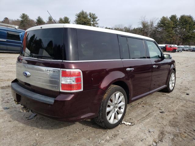 2FMHK6DC6BBD36902 - 2011 FORD FLEX LIMITED BURGUNDY photo 3