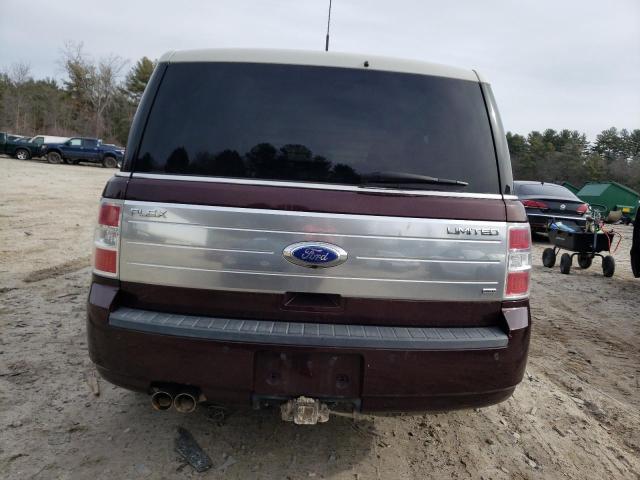 2FMHK6DC6BBD36902 - 2011 FORD FLEX LIMITED BURGUNDY photo 6