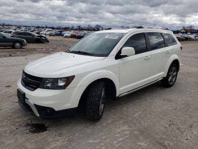 3C4PDCGB8HT612506 - 2017 DODGE JOURNEY CROSSROAD WHITE photo 1