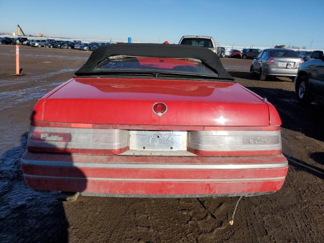 1G6VR3185KU101292 - 1989 CADILLAC ALLANTE RED photo 10