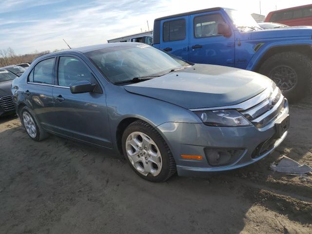 3FAHP0HA0BR322903 - 2011 FORD FUSION SE TEAL photo 4