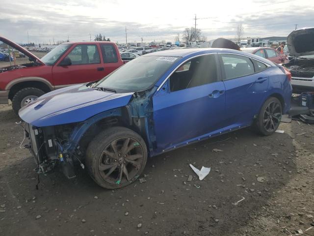 2HGFC2F81MH543371 - 2021 HONDA CIVIC SPORT 蓝色 照片 1
