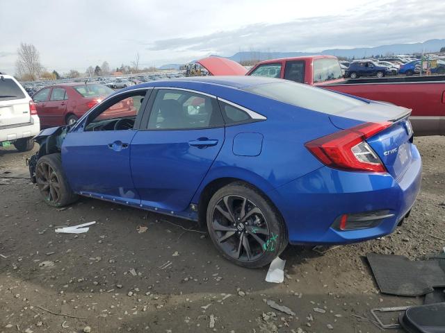 2HGFC2F81MH543371 - 2021 HONDA CIVIC SPORT 蓝色 照片 2