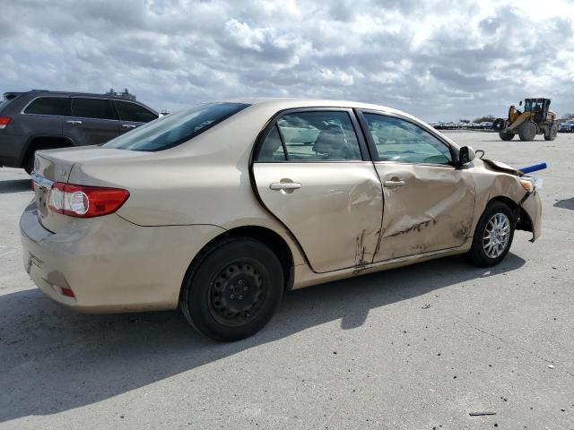 JTDBU4EEXB9132402 - 2011 TOYOTA COROLLA BASE GOLD photo 3