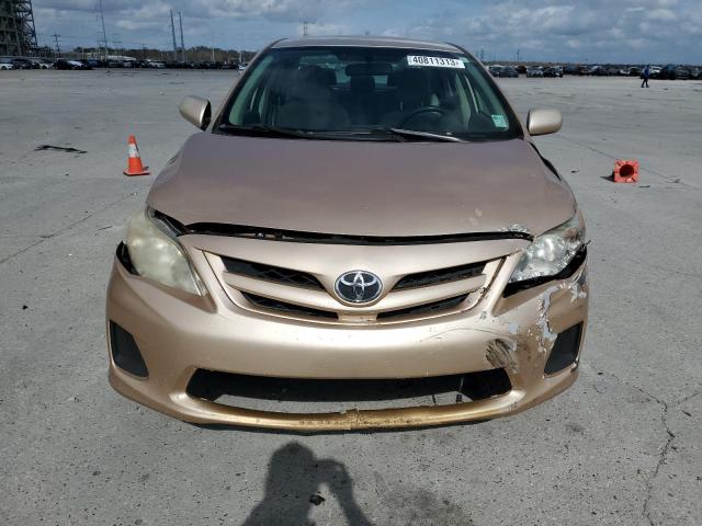 JTDBU4EEXB9132402 - 2011 TOYOTA COROLLA BASE GOLD photo 5