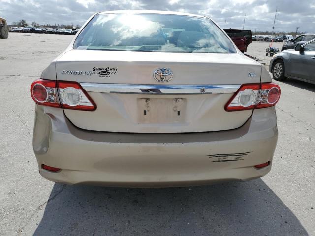 JTDBU4EEXB9132402 - 2011 TOYOTA COROLLA BASE GOLD photo 6