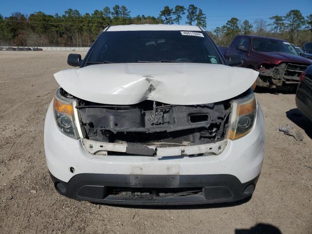 1FM5K8AR5FGB51732 - 2015 FORD EXPLORER POLICE INTERCEPTOR თეთრი ფოტო 5