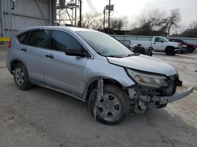 5J6RM4H35FL092340 - 2015 HONDA CR-V LX SILVER photo 4