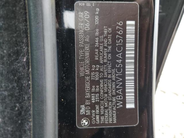 WBANV1C54AC157676 - 2010 BMW 528 XI BLACK photo 13