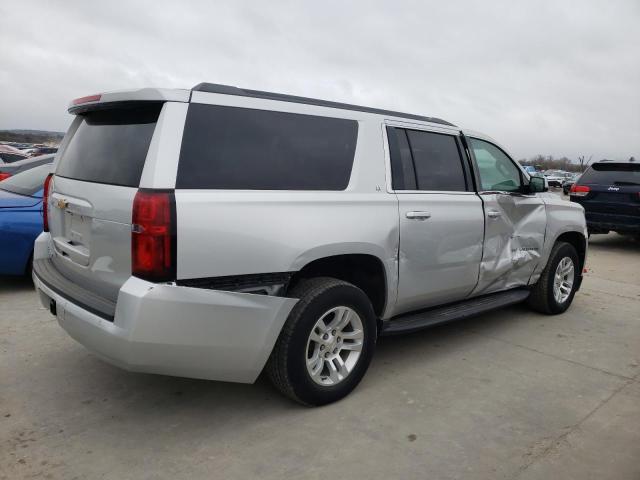 1GNSCHKC3JR389677 - 2018 CHEVROLET SUBURBAN C1500 LT SILVER photo 3