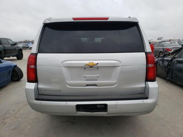 1GNSCHKC3JR389677 - 2018 CHEVROLET SUBURBAN C1500 LT SILVER photo 6