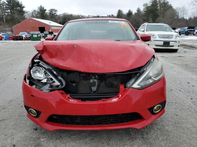 3N1AB7APXHL693891 - 2017 NISSAN SENTRA S RED photo 5