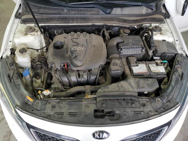 KNAGM4A76F5615411 - 2015 KIA OPTIMA LX WHITE photo 11