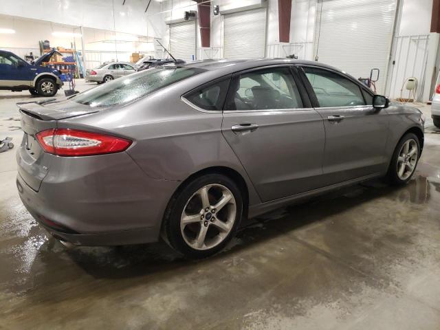 3FA6P0H7XER378427 - 2014 FORD FUSION SE GRAY photo 3