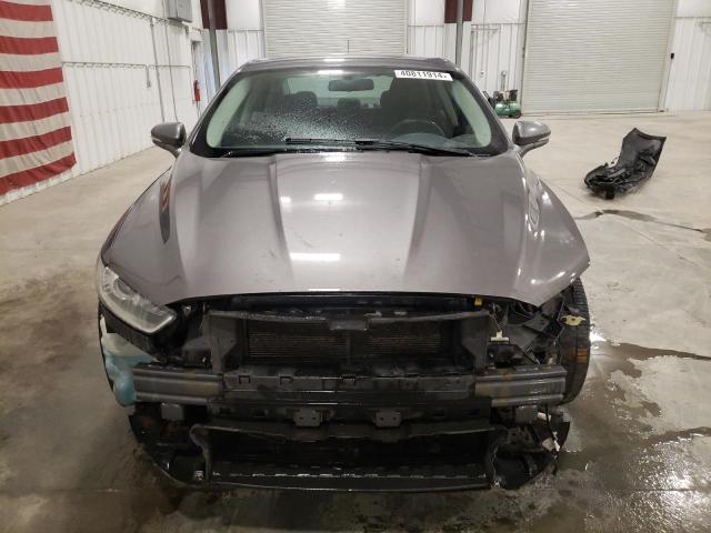 3FA6P0H7XER378427 - 2014 FORD FUSION SE GRAY photo 5