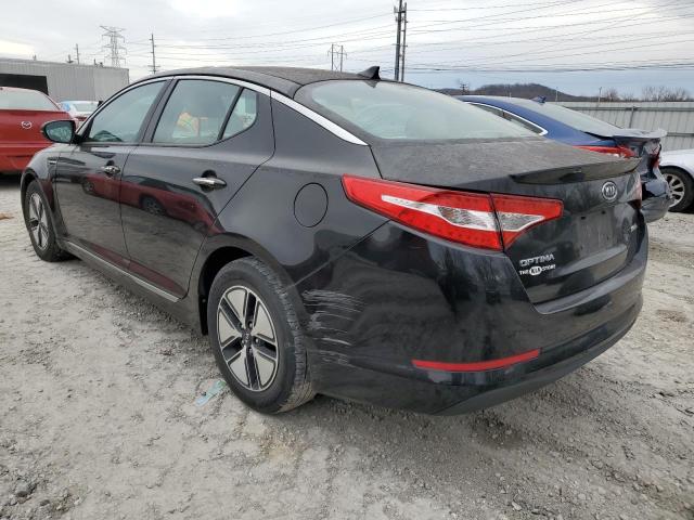 KNAGM4AD1C5018989 - 2012 KIA OPTIMA HYBRID GRAY photo 2