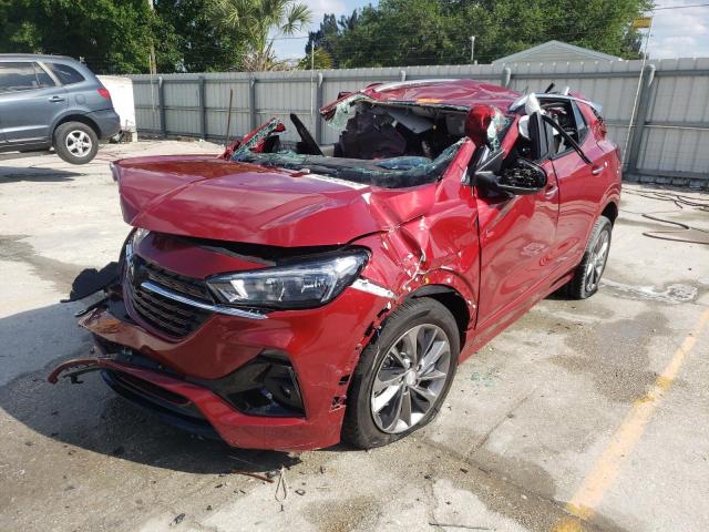 KL4MMDSL7MB076484 - 2021 BUICK ENCORE GX SELECT RED photo 2