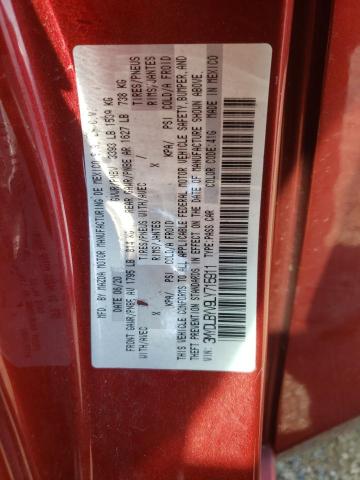 3MYDLBYV9LY715911 - 2020 TOYOTA YARIS L RED photo 13