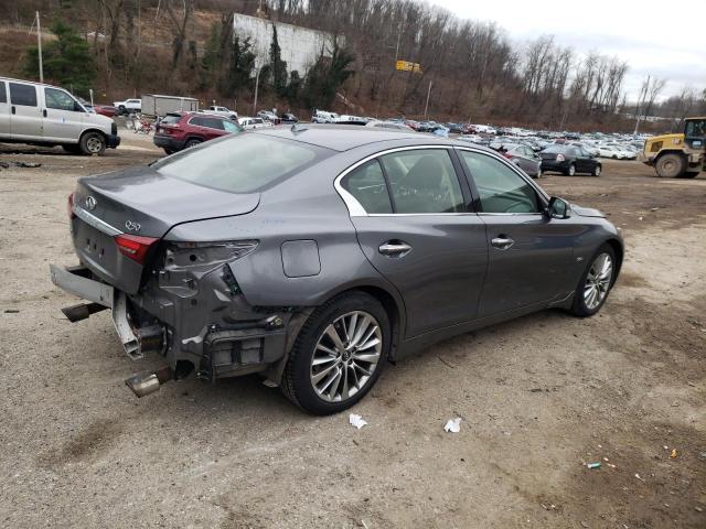 JN1EV7AR1JM434874 - 2018 INFINITI Q50 LUXE CHARCOAL photo 3