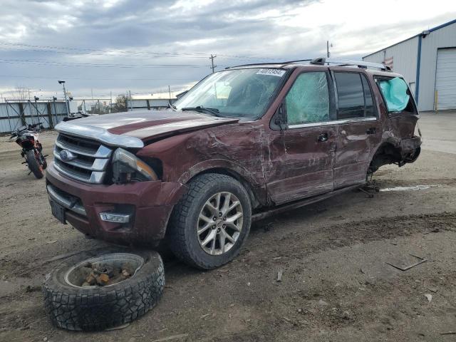 1FMJU2AT7FEF46119 - 2015 FORD EXPEDITION LIMITED MAROON photo 1