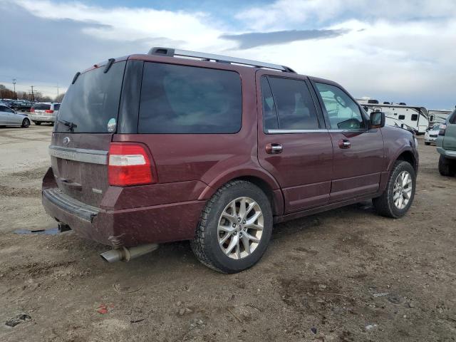 1FMJU2AT7FEF46119 - 2015 FORD EXPEDITION LIMITED MAROON photo 3