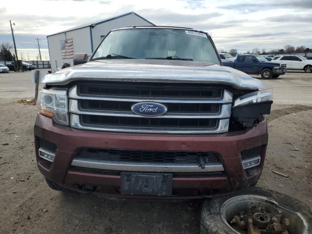 1FMJU2AT7FEF46119 - 2015 FORD EXPEDITION LIMITED MAROON photo 5