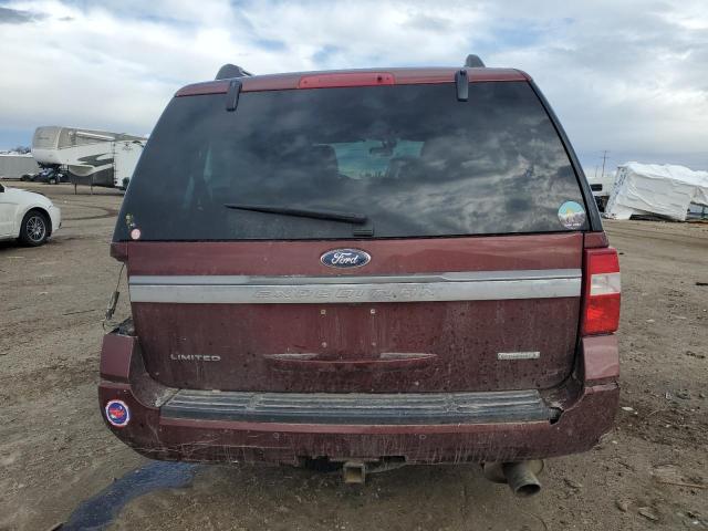 1FMJU2AT7FEF46119 - 2015 FORD EXPEDITION LIMITED MAROON photo 6