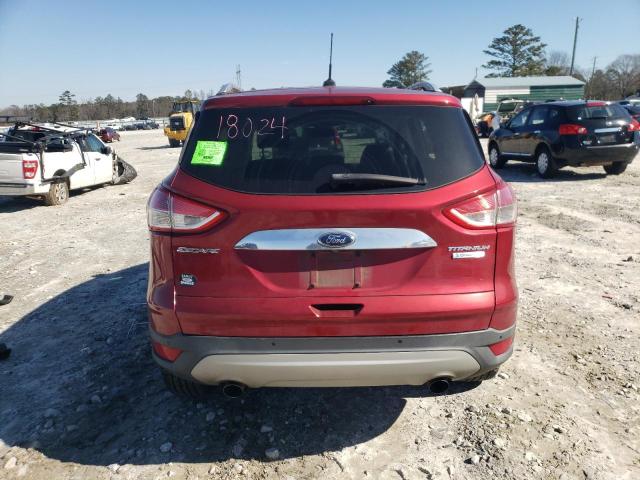 1FMCU0J97EUE54983 - 2014 FORD ESCAPE TITANIUM RED photo 6