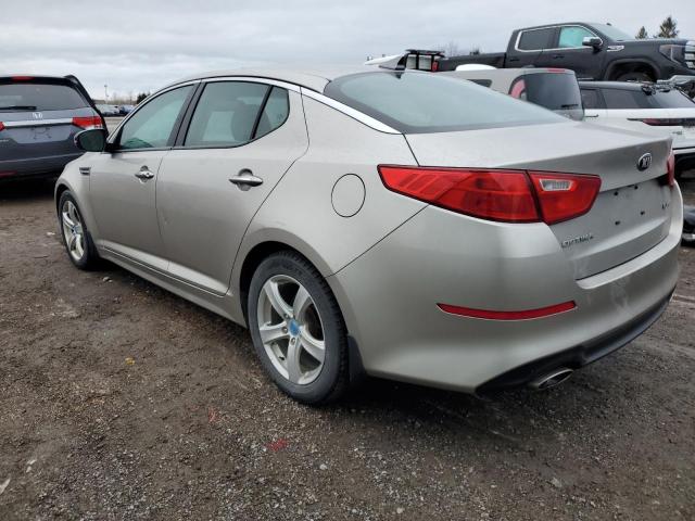 KNAGN4A73E5501510 - 2014 KIA OPTIMA EX SILVER photo 2