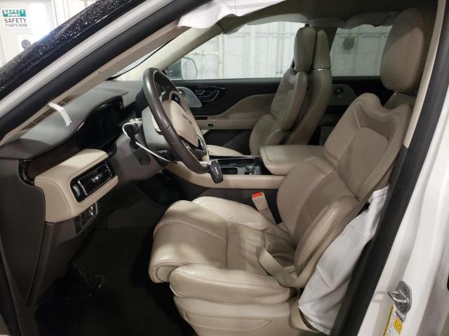 5LM5J7XC9LGL25066 - 2020 LINCOLN AVIATOR RESERVE WHITE photo 7