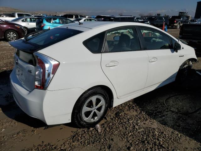 JTDKN3DU8D5616367 - 2013 TOYOTA PRIUS WHITE photo 3