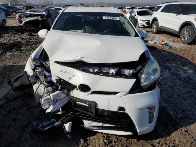 JTDKN3DU8D5616367 - 2013 TOYOTA PRIUS WHITE photo 5